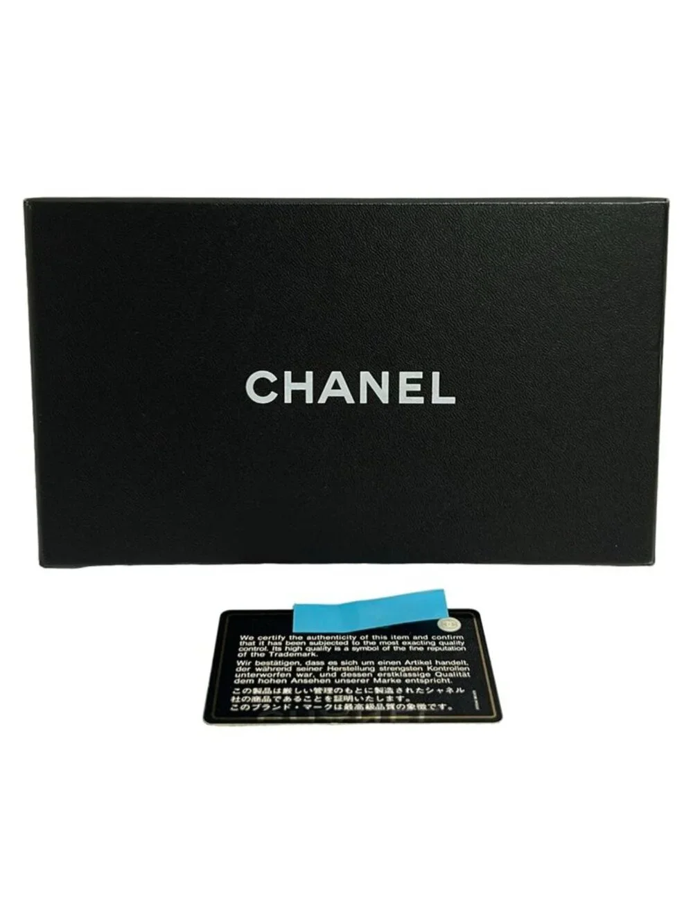 Chanel Wallet Black CC Logo Gold Kiss Lock